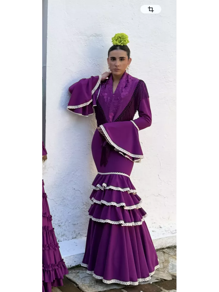 Vestido Triana buganvilla