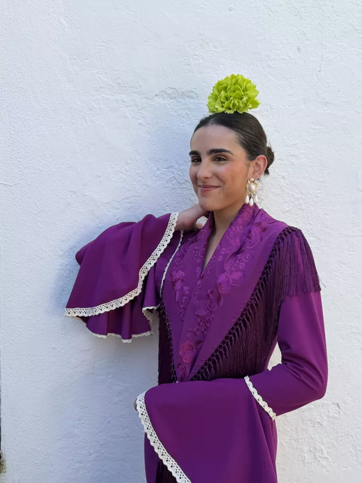 Vestido Triana buganvilla