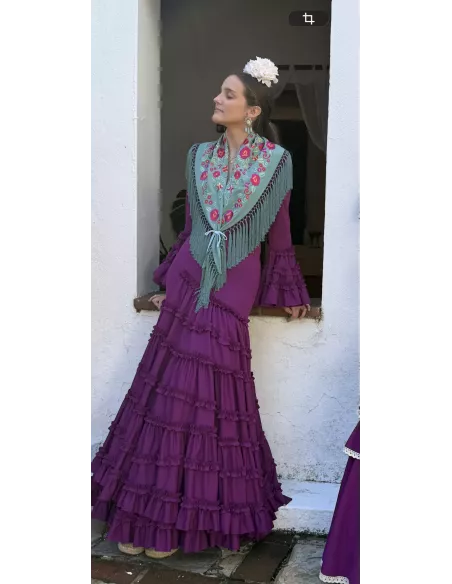 Vestido Canastera buganvilla