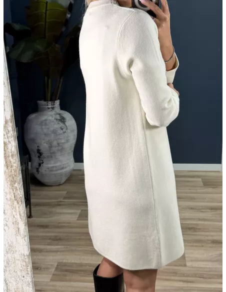 Vestido Fabiola punto hueso