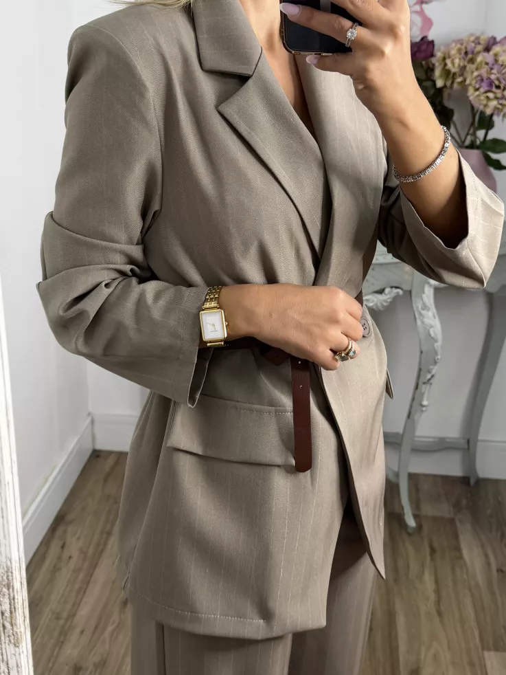 Traje Italia taupe