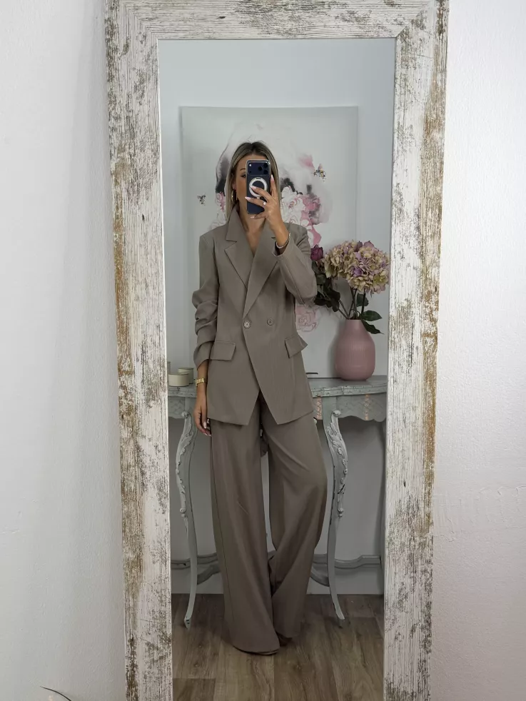 Traje Italia taupe