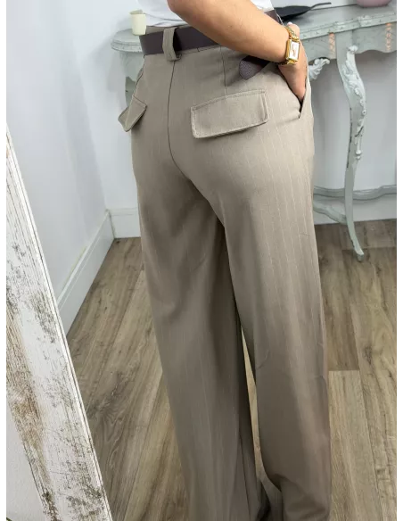Traje Italia taupe