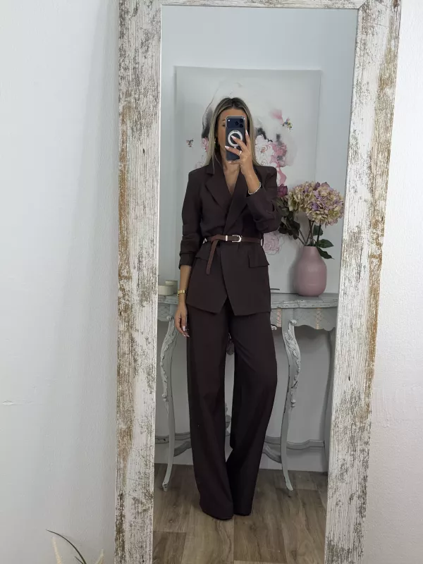 Traje Italia choco