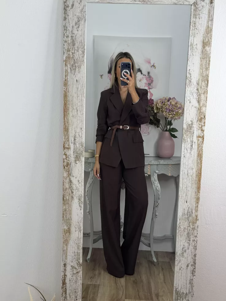Traje Italia choco