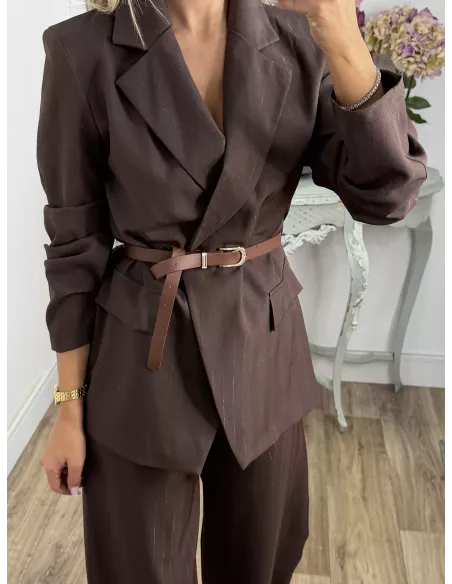 Traje Italia choco