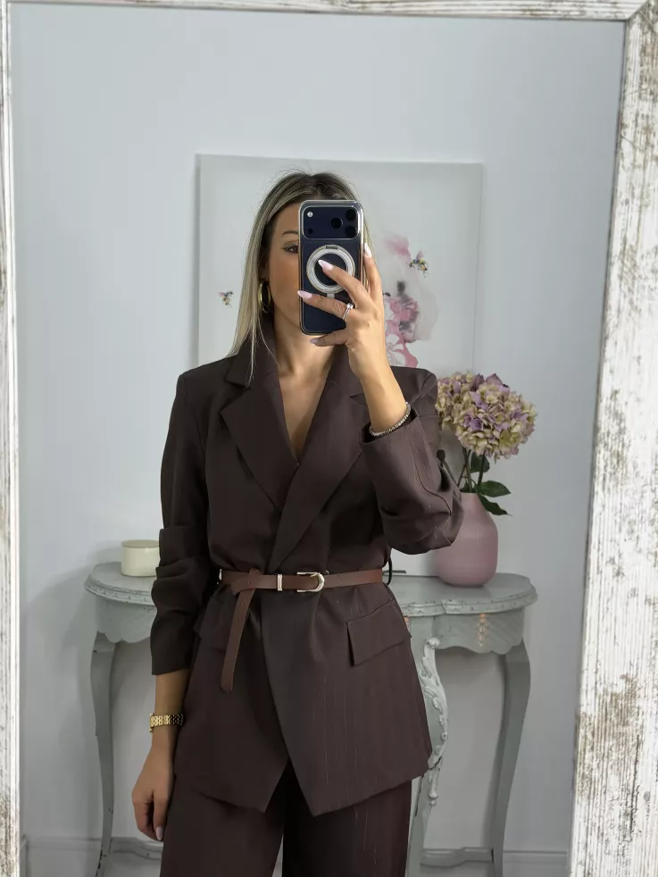 Traje Italia choco