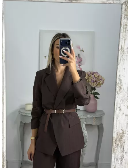 Traje Italia choco
