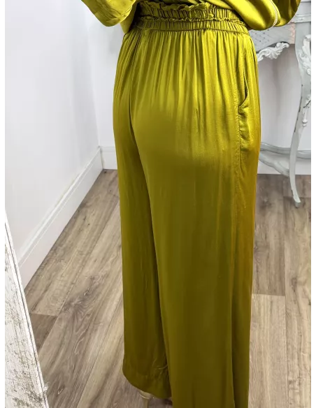 Conjunto Lucrecia satinado lima