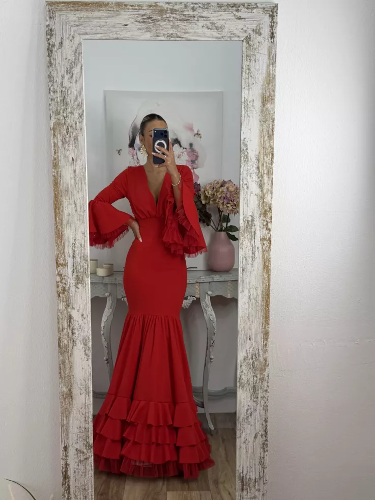 Vestido Belmonte rojo