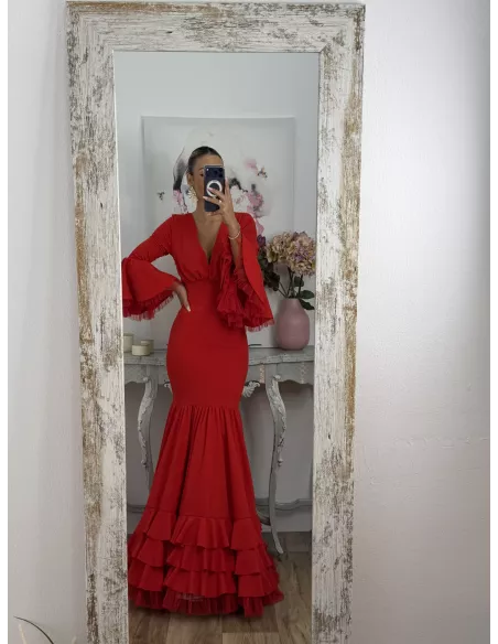Vestido Belmonte rojo