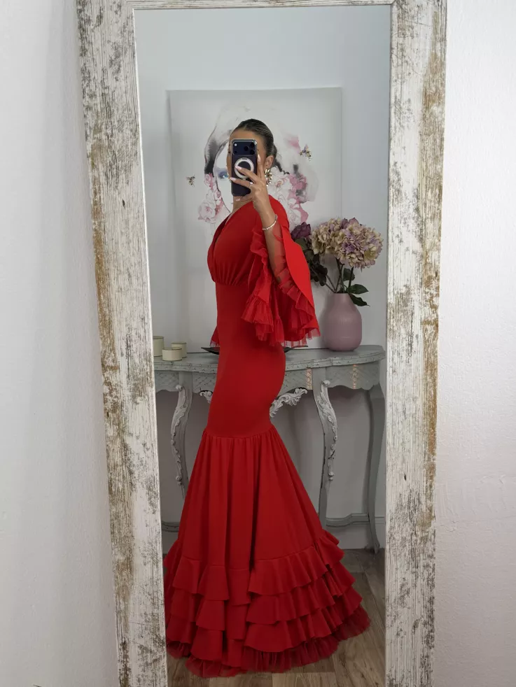 Vestido Belmonte rojo