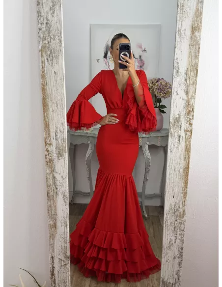 Vestido Belmonte rojo