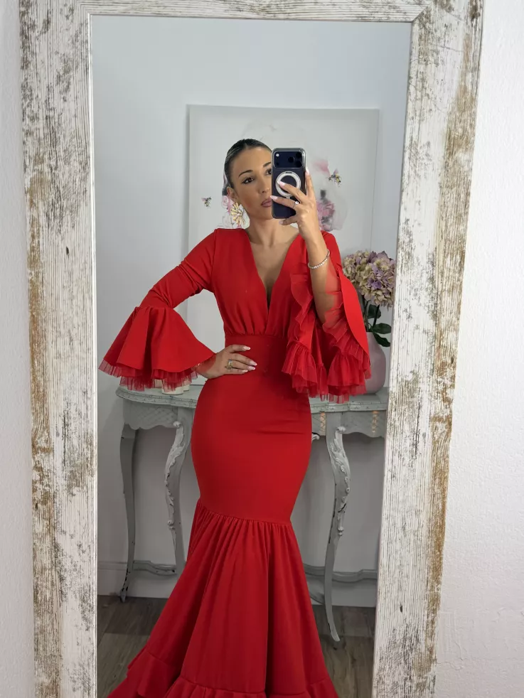 Vestido Belmonte rojo