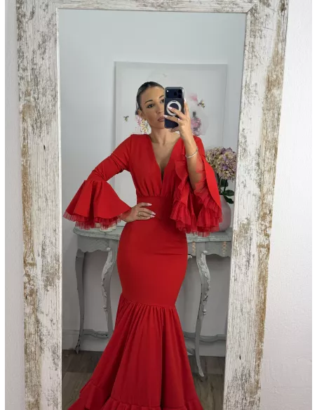 Vestido Belmonte rojo