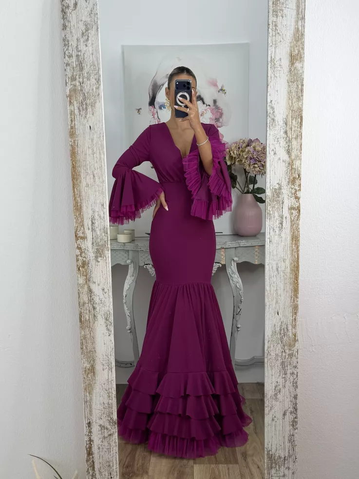 Vestido Belmonte buganvilla