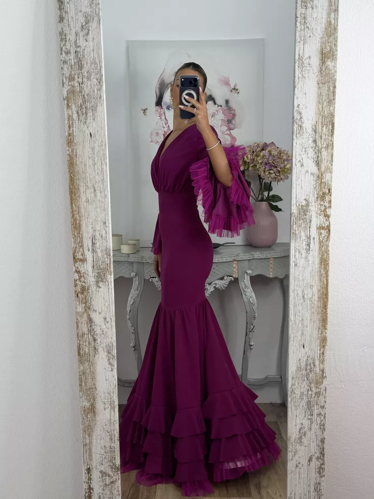 Vestido Belmonte buganvilla