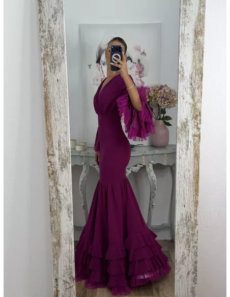 Vestido Belmonte buganvilla