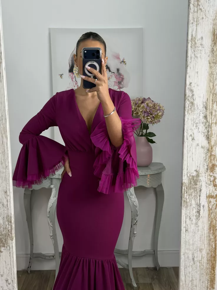 Vestido Belmonte buganvilla