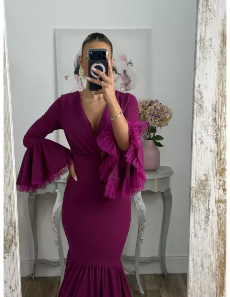 Vestido Belmonte buganvilla