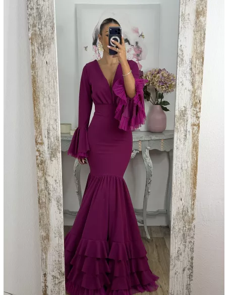 Vestido Belmonte buganvilla