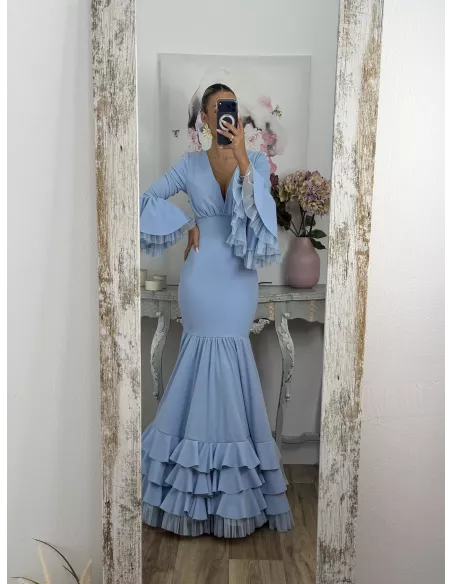 Vestido Belmonte celeste