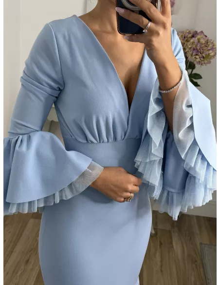 Vestido Belmonte celeste