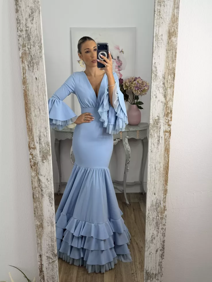 Vestido Belmonte celeste