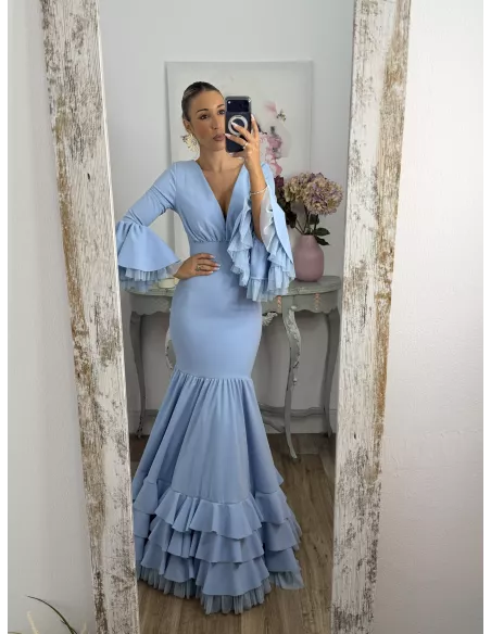 Vestido Belmonte celeste
