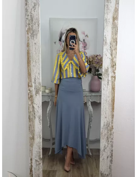 Falda Gade azul