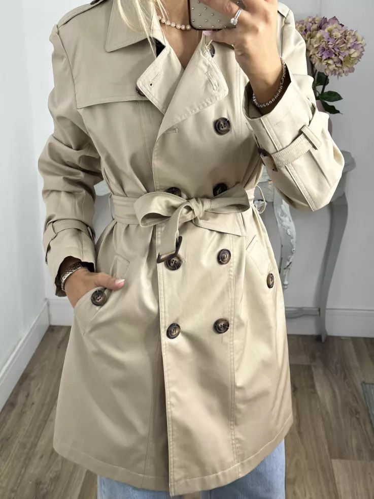Gabardina Amy beige