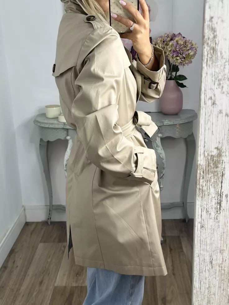 Gabardina Amy beige