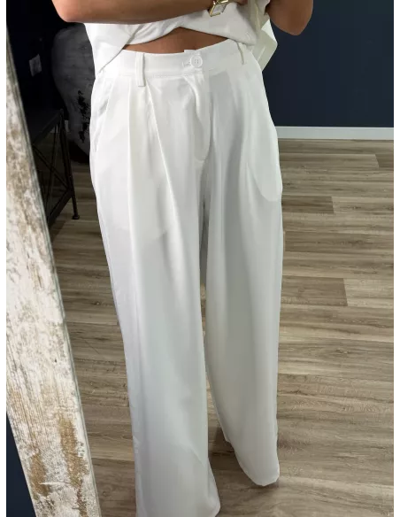 Conjunto de chaqueta organza y pantalón