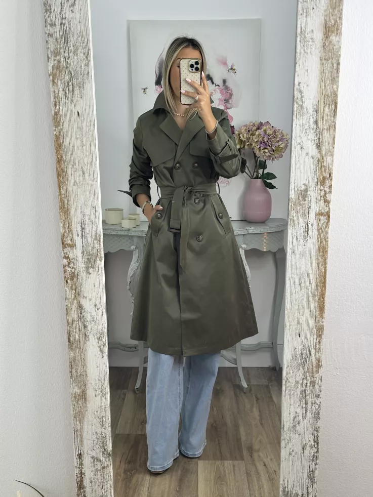 Gabardina Raisan verde