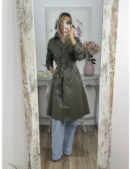 Gabardina Raisan verde