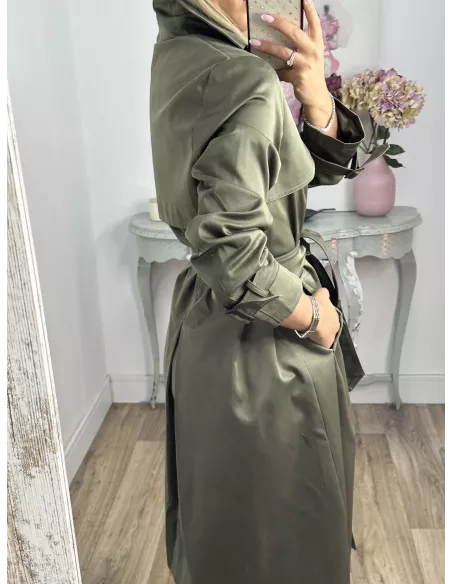 Gabardina Raisan verde