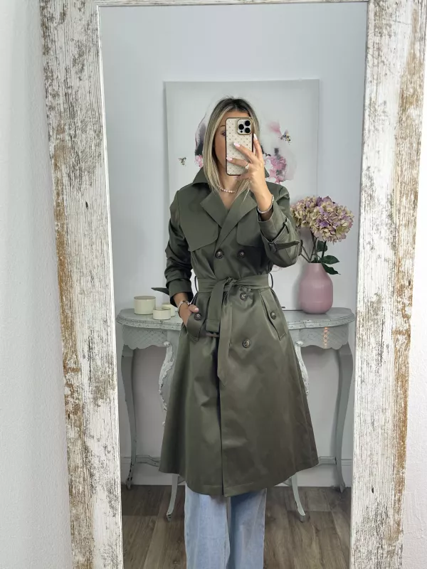 Gabardina Raisan verde