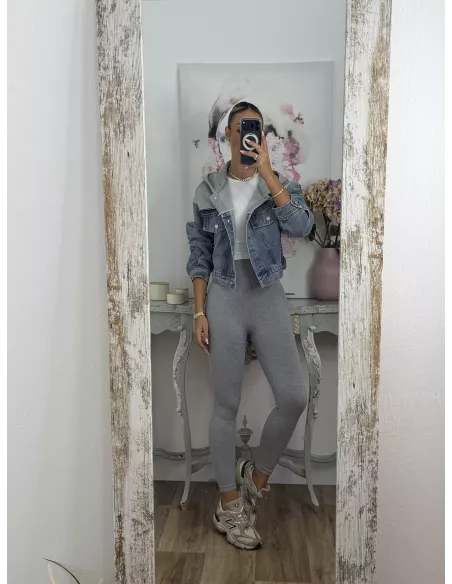 Mono sculp largo gris