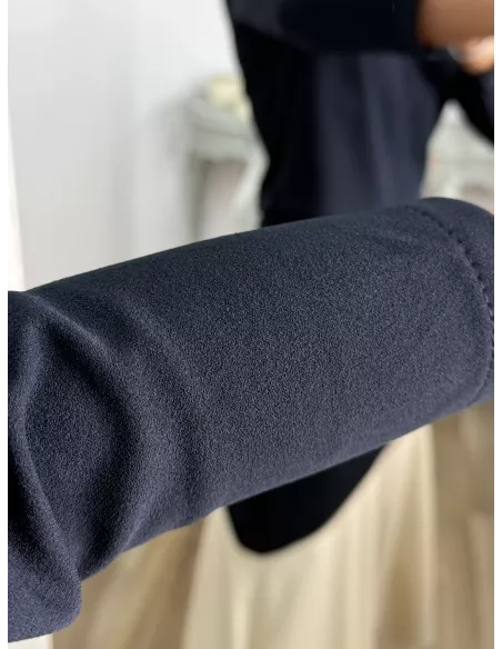 Conjunto Jerez azul y beige