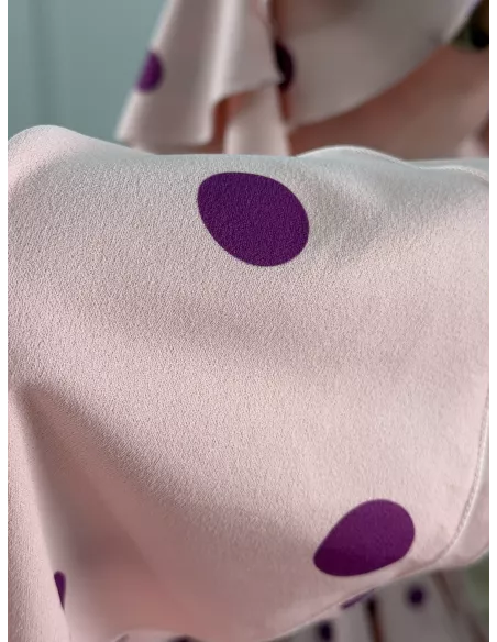 Vestido Sevilla lunares rosa