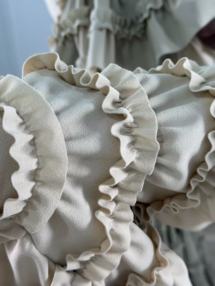 Vestido Canastera beige