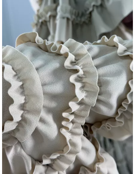 Vestido Canastera beige