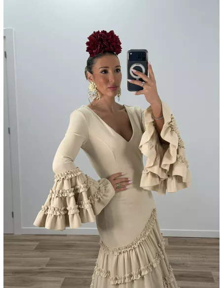 Vestido Canastera beige