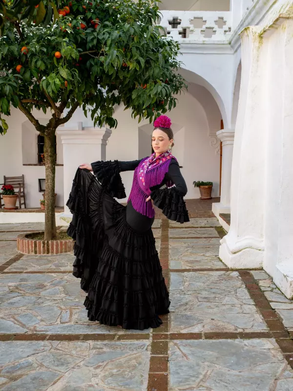 Vestido Canastera negro