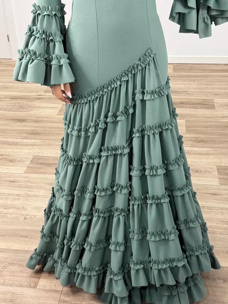 Vestido Canastera verdeagua