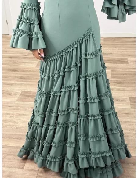 Vestido Canastera verdeagua