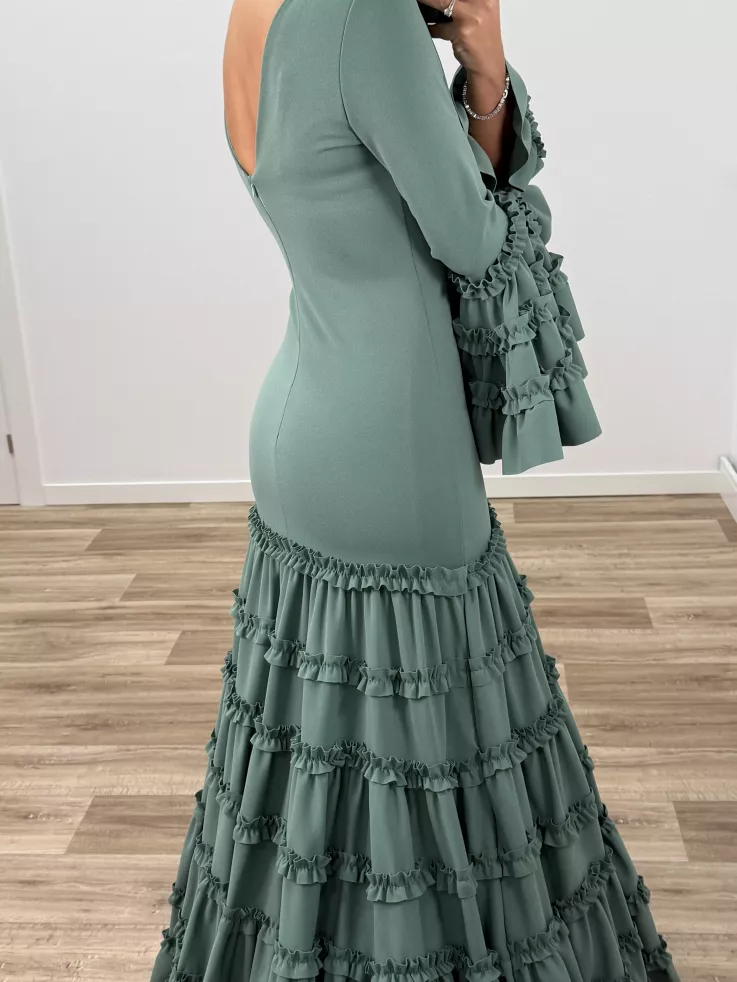 Vestido Canastera verdeagua