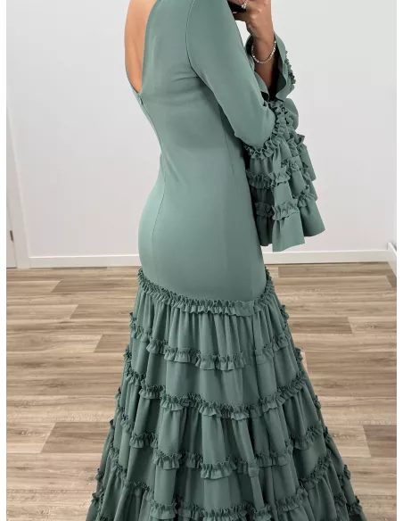 Vestido Canastera verdeagua