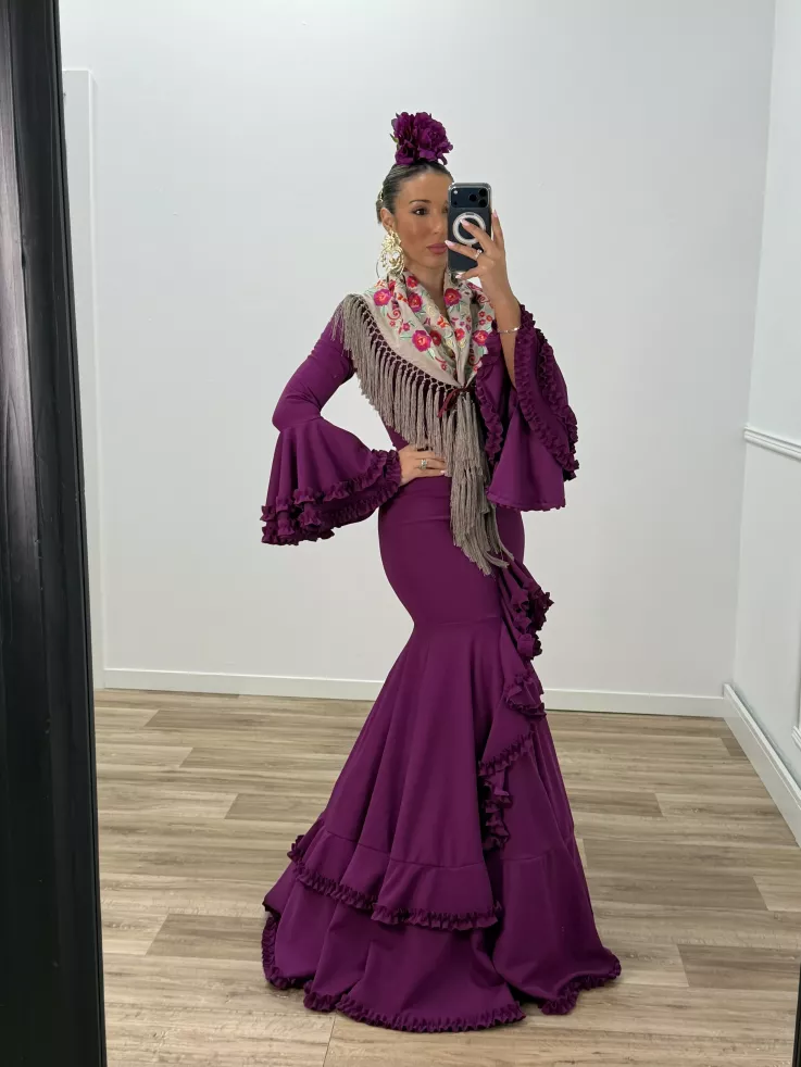 Vestido Feria buganvilla