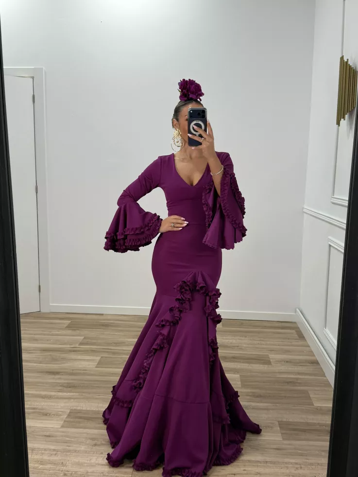 Vestido Feria buganvilla